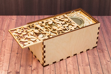 деревянная коробка «слайдер» <span>на 2 банки</span>