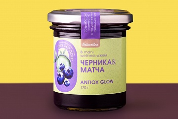 Джем черника и матча без сахара