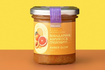 Джем Мандарин, абрикос и грейпфрут без сахара